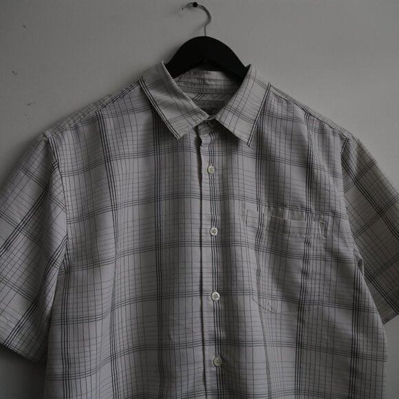 EMANUEL UNGARO Vintage Plaid Striped Collared Button Down Casual Shirt - Picture 2 of 7